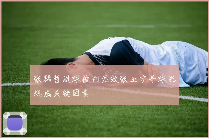 张稀哲进球被判无效张玉宁手球犯规成关键因素